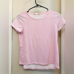 Never worn Girls BKIND pink and white striped softy high/low top. Bundle Deals!